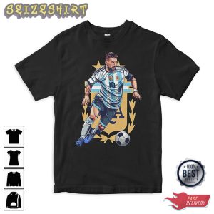 Lionel Messi Argentina Art Unisex Shirt Design