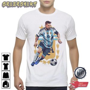 Lionel Messi Argentina Art Unisex Shirt Design