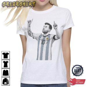 Lionel Messi Argentina Football Unisex Shirt