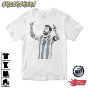 Lionel Messi Argentina Football Unisex Shirt