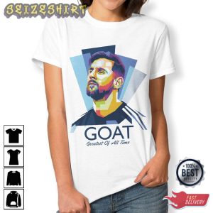 Lionel Messi GOAT Greatest of All Time Unisex Shirt