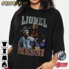 Lionel Messi Vintage Bootleg Shirt World Cup 2022