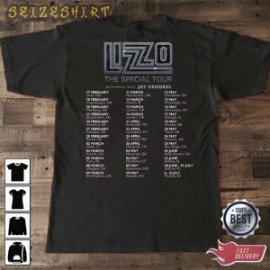 Lizzo Special World Tour 2023 Concert T-shirt Design