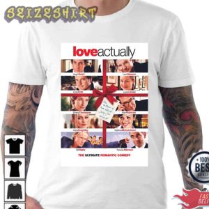 Love Actually Christmas Film Merry Xmas Gift T-Shirt