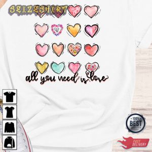 Love Is All You Need Valentines Sweatshirt Design (2)