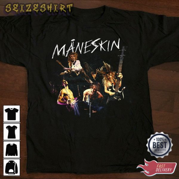 Maneskin Loud Kids Gets Louder 2023 Tour Printed T-shirt