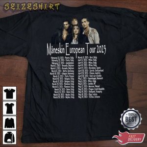 Maneskin Loud Kids Gets Louder 2023 Tour Printed T-shirt (2)