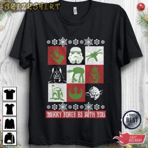 May The Force Be With You Disneyland Christmas T-shirt