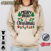 Merry Blessed and Christmas Xmas Holiday Winter Crewneck Sweatshirt