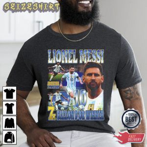 Messi World Cup 2022 Vintage Bootleg T-shirt