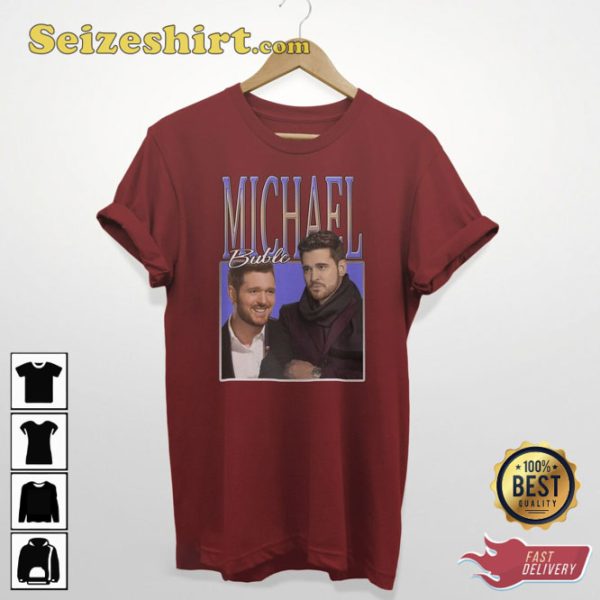 Michael Bublé Jazz Music Singer T-shirt