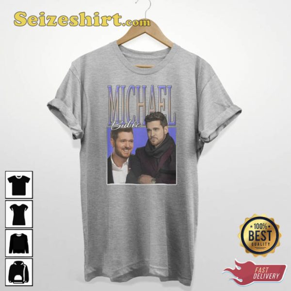 Michael Bublé Jazz Music Singer T-shirt