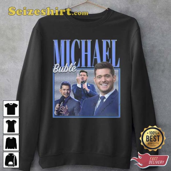 Michael Bublé Vintage 90s Style Shirt