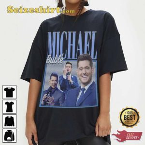 Michael Bublé Vintage 90s Style Shirt
