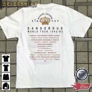 Michael Jackson Dangerous World Tour 1992-93 Vintage T-shirt (2)