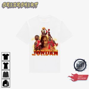 Michael Jordan Chicago Bulls 90s Basketball Vintage Celtics T-Shirt