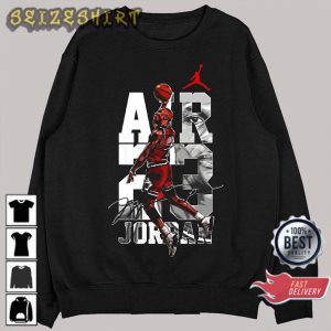 Michael Jordan Iconic Moment In Basketball Player Gift T-Shirt