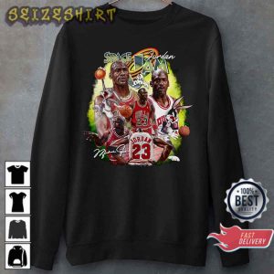 Michael Jordan Vintage Cartoon Rabbit Playing Basketball Player Gift Sweatshirt