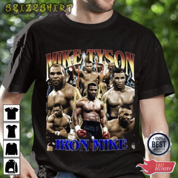 Mike Tyson Shirt Iron Mike Boxing T-shirt