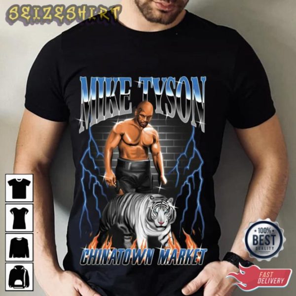 Mike Tyson Tiger T-Shirt Chinatown Market Shirt