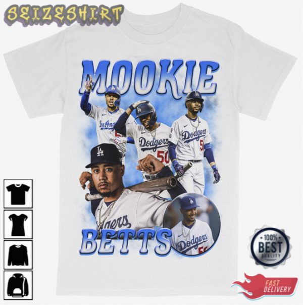 Mookie Betts Los Angeles LA Dodgers Baseball Tee