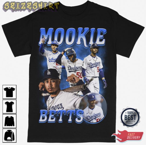 Mookie Betts Los Angeles LA Dodgers Baseball Tee