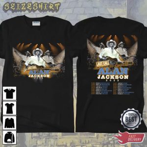 New Alan Jackson Last Call One More For The Road Tour 2022 T-Shirt