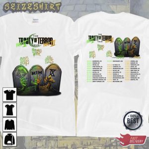 New The Trinity Of Terror Part 2 And Part 3 Tour Concert 2023 T-Shirt (1)