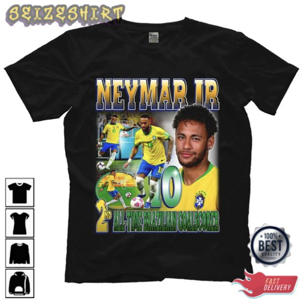 Neymar Jr Brazil Soccer Worlcup 2022 Shirt