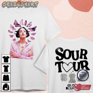 Olivia Rodrigo Sour Tour 2022 Olivia Rodrigo fans T-Shirt