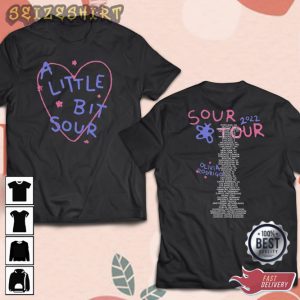 Olivia Rodrigo Sour Tour 2022 Sour Tour T-Shirt Design