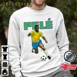 Pele 10 Brazil The King Soccer Unisex Graphic Shirt