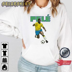 Pele 10 Brazil The King Soccer Unisex Graphic Shirt