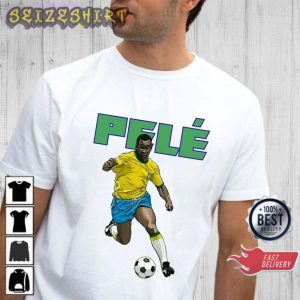 Pele 10 Brazil The King Soccer Unisex Graphic Shirt