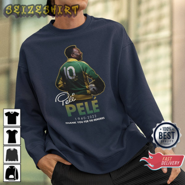 Pele Brazil Football Gift for Pele Lovers GOAT Pele T-Shirt