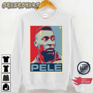 Pelé Graphic Hope Footballer Rest in Peace Unisex Shirt