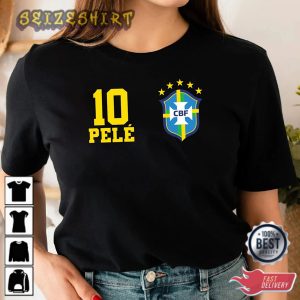 Pelé Soccer Shirt Unisex Brazil Tshirt brazil Tshirt