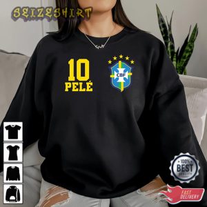Pelé Soccer Shirt Unisex Brazil Tshirt brazil Tshirt