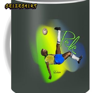 Pele The King of Football Signature Ceramic Mug
