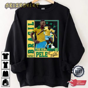 Pelé Vintage Shirt Pelé Unisex T-shirt Rip Pele 1940-2022 T-Shirt