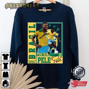 Pelé Vintage Shirt Pelé Unisex T-shirt Rip Pele 1940-2022 T-Shirt