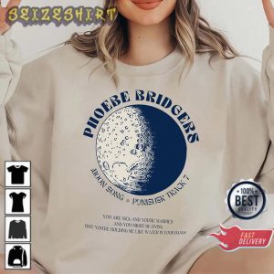 Phoebe Bridgers Moon Song Punisher Track 7 Phoebe Bridgers fans Gift T-shirt