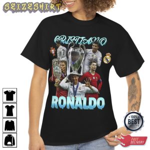 Portugal World Cup 2022 Ronaldo CR7 Vinateg Bootleg Shirt