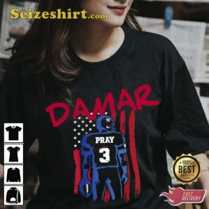 Pray For Damar Hamlin Love For 3 Shirt