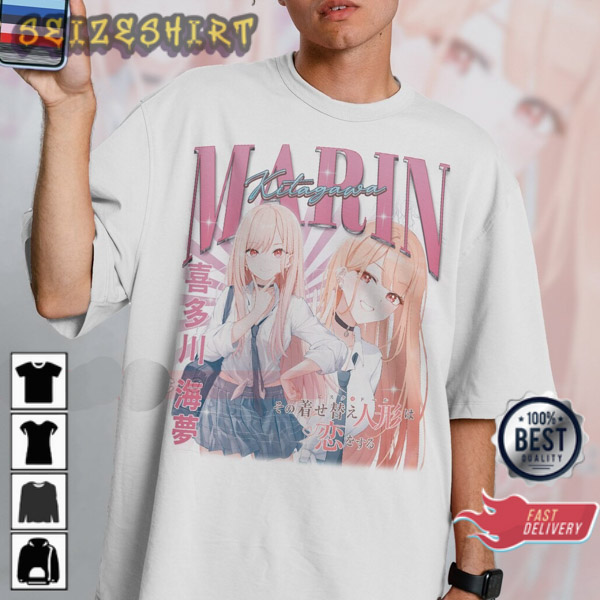 RETRO Kitagawa Marin Vintage Sono Bisque Doll T-Shirt (1)