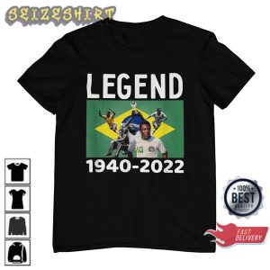 RIP Pele 1940-2022 Brazil Thank You For Memories Pele Shirt