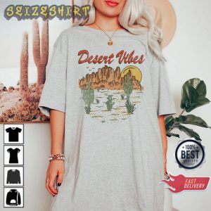 Retro Arizona Desert Vintage Style Desert Vibes Graphic T-shirt