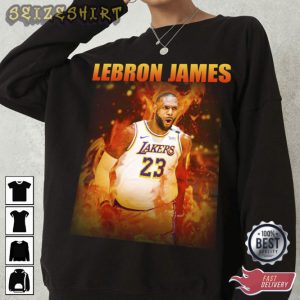 Retro LeBron James Basketball Unisex Gift for fans T-Shirt (3)