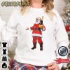 Retro Santa Champagne Crewneck Vintage Xmas Gift Sweatshirt