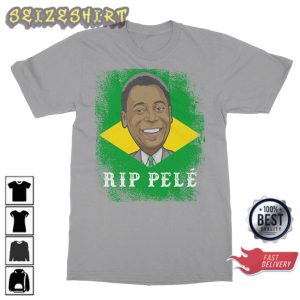 Rip Pelé 1970 Brasil Pele Remembering Classic Shirt